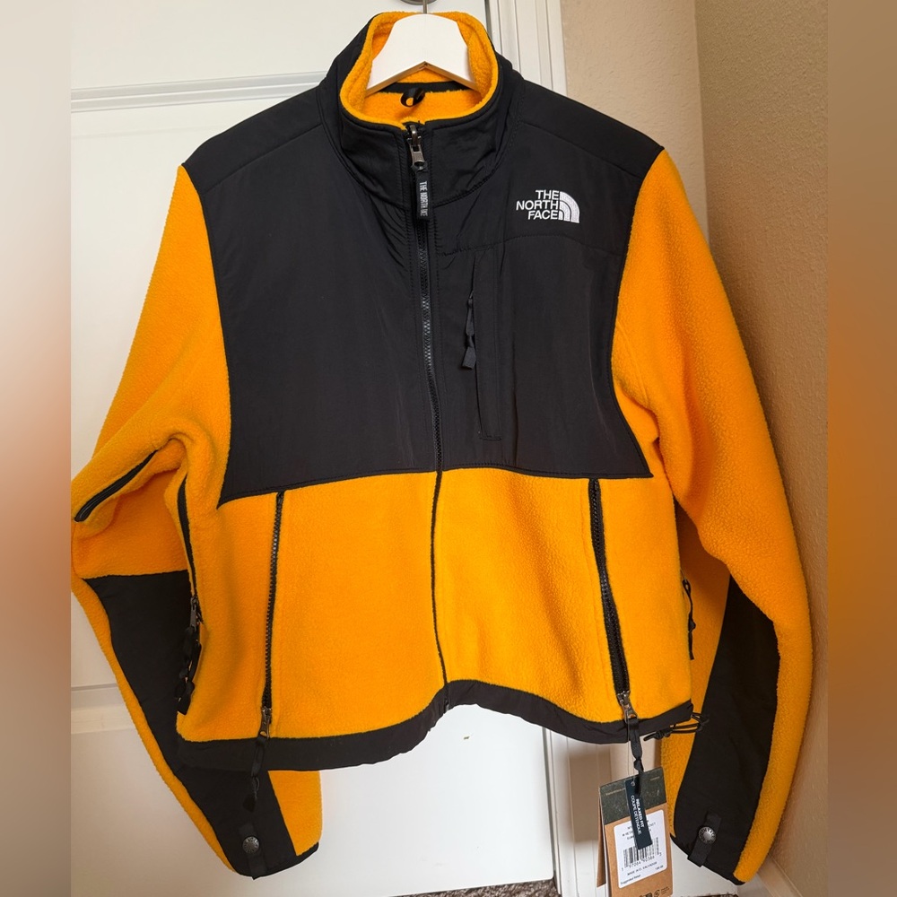 The North Face Black and Orange Retro Jacket